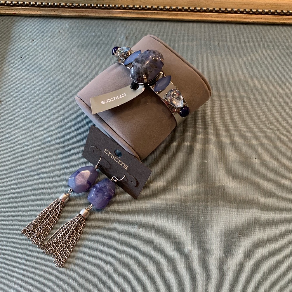 Chico’s Bracelet & Earrings - Picture 7 of 8